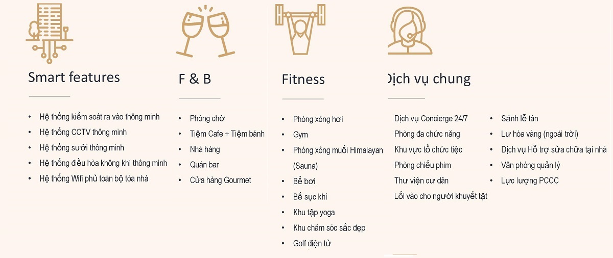 Tiện ích căn hộ chung cư Goldenland Nguyễn Trãi