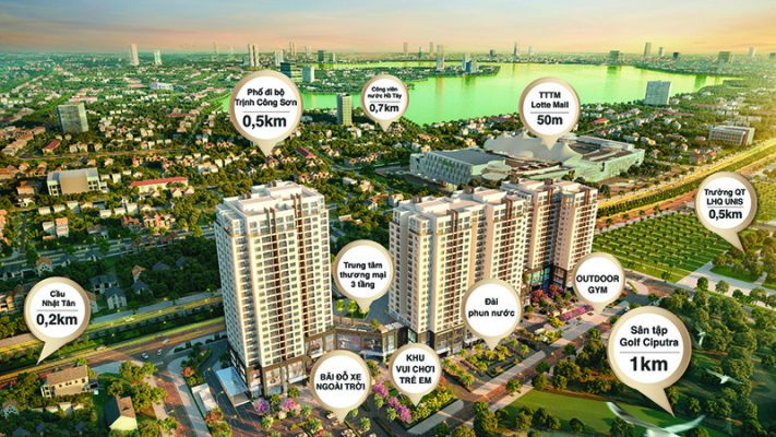 Liên kết xung quanh căn hộ chung cư Goldenland Nguyễn Trãi