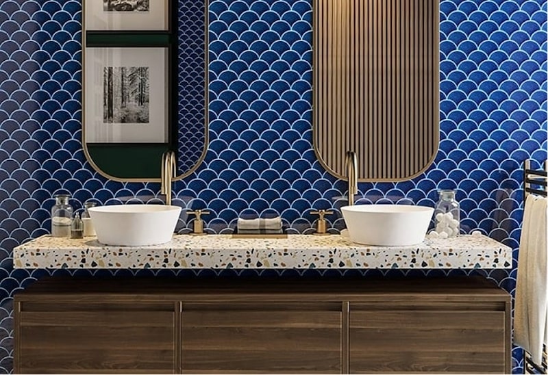 kích thước gạch thẻ ốp tường