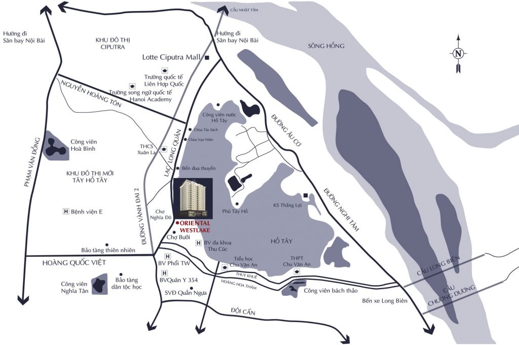 Vị trí dự án căn hộ chung cư Goldenland Nguyễn Trãi